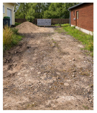 Enne tänavakivide paigaldust Tallinnas