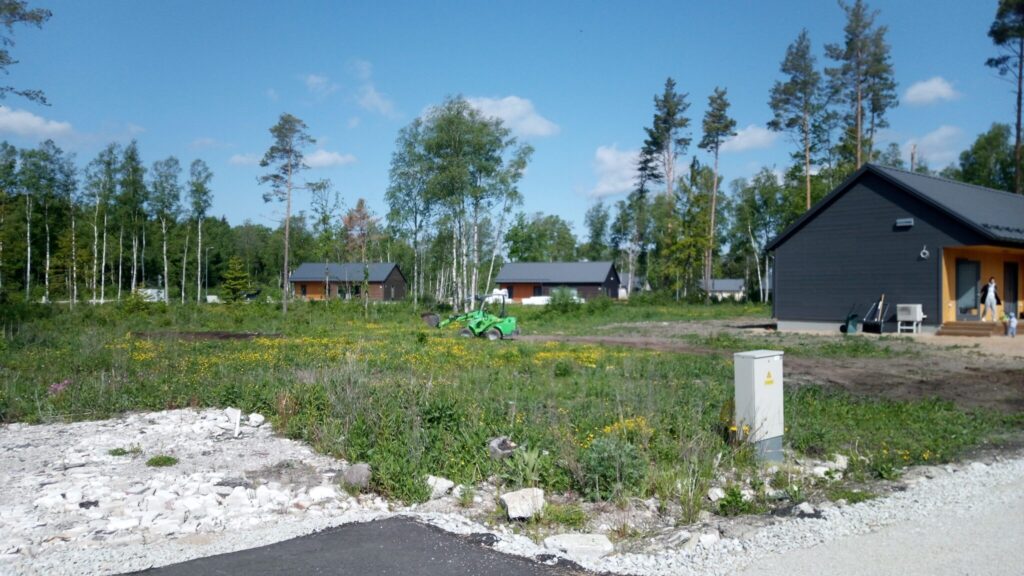 Muru rajamine Tallinnas – aed enne pinnase planeerimist